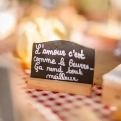 Badaboum 4 Ardoises Sur Socle En Bois