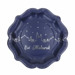 Clearance 8 Assiettes Eid Mubarak 23Cm Theme Eid Mubarak & Ramadan