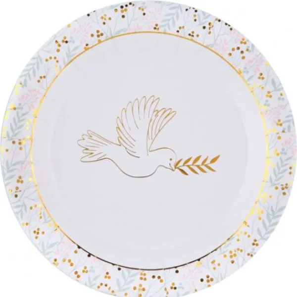 Online 10 Assiettes En Carton Communion Theme Communion