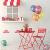 Discount 8 Ballons Chrome Joyeux Anniversaire Theme Joyeux Anniversaire
