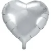 Badaboum 5 Ballons Gonflables Nacr S Coeur Argent 28Cm