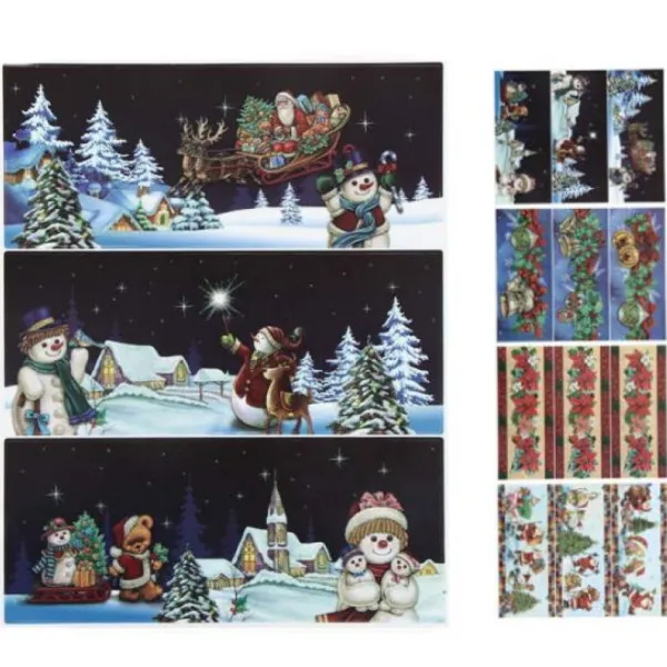 Badaboum 3 Bandes Vitro Statique De Noel Paillet Es Best