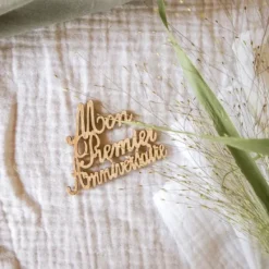 Best 4 Centres De Table Bois Mon Premiere Anniversaire Theme Eco-Responsable