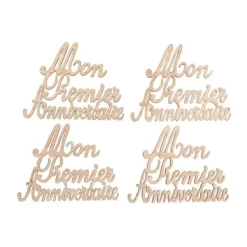 Best 4 Centres De Table Bois Mon Premiere Anniversaire Theme Eco-Responsable