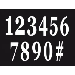 Badaboum 12 Chiffres Adh Sifs Blanc En Carton