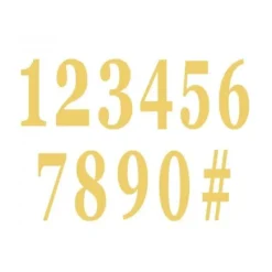 Badaboum 12 Chiffres Adh Sifs Or En Carton