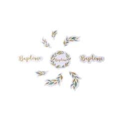 Discount 80 Confettis De Table Bapt Me Theme Bapteme