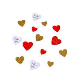 Badaboum 100 Confettis De Table Coeur Je T'Aime