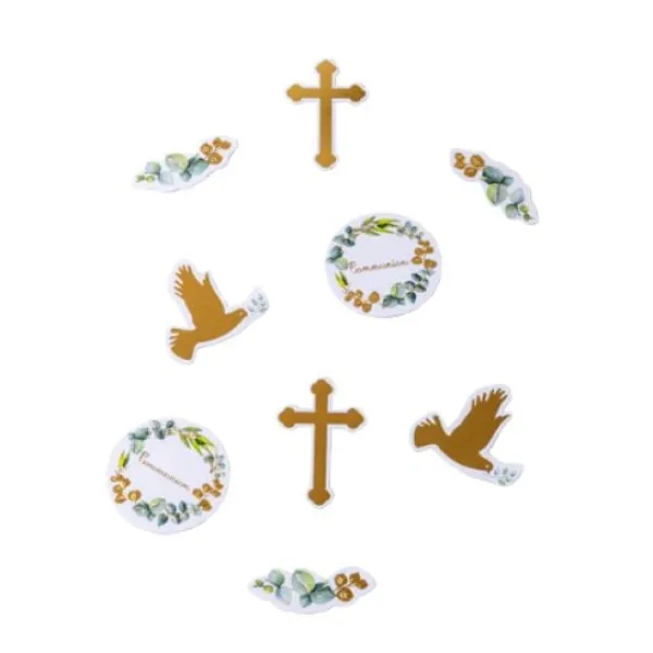 Outlet 80 Confettis De Table Communion Theme Communion