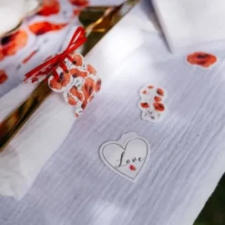 100 Confettis De Table Coquelicot Theme D Co Baby Shower