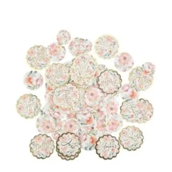 Online 100 Confettis De Table Dahlia Blanc Et Pastel Theme Deco Pastel