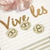 Badaboum 10 Confettis De Table En Verre Romantique