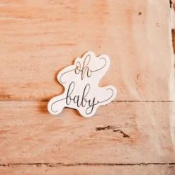 100 Confettis De Table Oh Baby Theme D Co Baby Shower