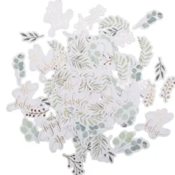 100 Confettis De Table Oh Baby Theme D Co Baby Shower