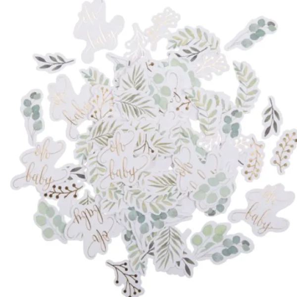 100 Confettis De Table Oh Baby Theme D Co Baby Shower