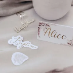 New 100 Confettis De Table Pampa Fleur De Coton Theme D Co Baby Shower