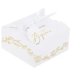 Sale 10 Contenants Bapt Me Or Theme Bapteme