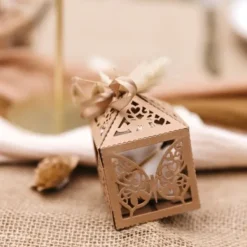 Badaboum 20 Contenants Drag Es Cages Papillons Kraft 5 X 7.5 Cm