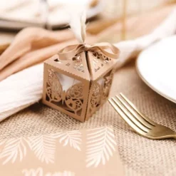 Badaboum 20 Contenants Drag Es Cages Papillons Kraft 5 X 7.5 Cm