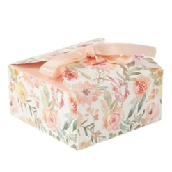 Outlet 10 Contenants Dragees Dahlia Blanc Pastel Theme Deco Pastel