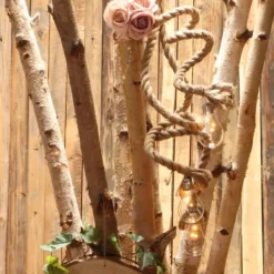 Online 3 Cordes En Jute Flexible Avec Ampoule Led Theme Jute