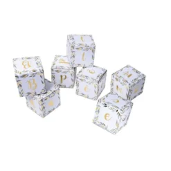 Discount 7 Cubes D Co Bapt Me Pour D Co De Table Theme Bapteme