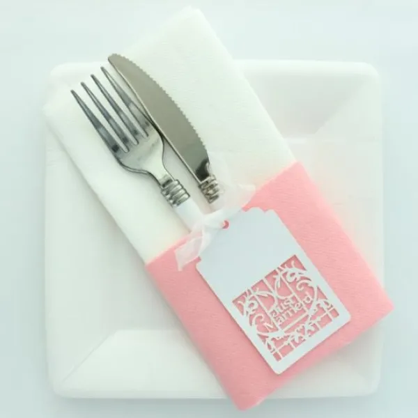 Badaboum 10 Etiquettes Just Married Blanc