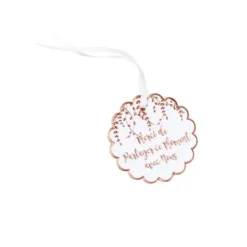 Badaboum 10 Etiquettes Merci De Partager Rose Gold