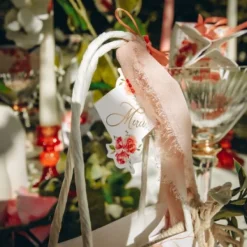 Badaboum 10 Etiquettes Merci Theme Romantique