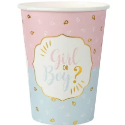 Clearance 10 Gobelets En Carton Girl Or Boy Theme Cinema