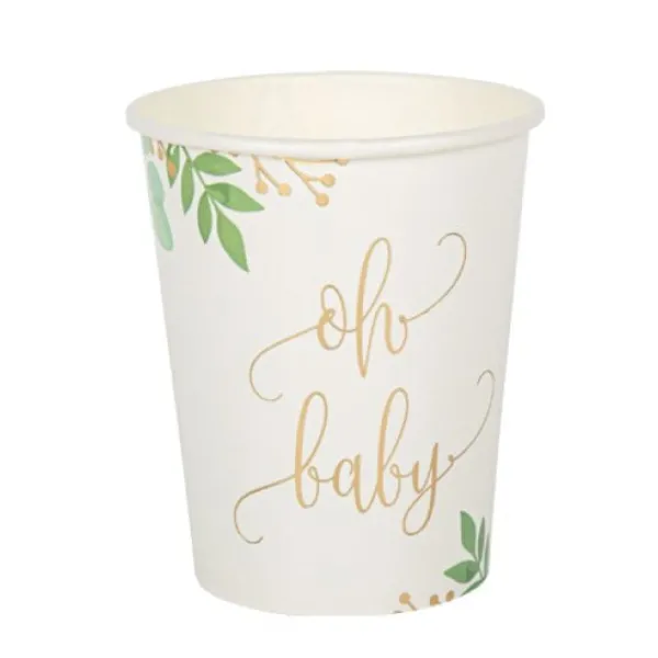 Online 8 Gobelets En Carton Oh Baby Theme D Co Baby Shower