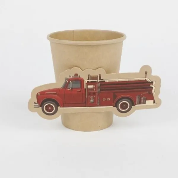 Online 8 Gobelets En Carton Theme Pompier Theme Cinema