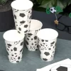 10 Gobelets En Carton Verre Bi Re Football 10 X 14 Cm - 50 Cl Theme Deco Football