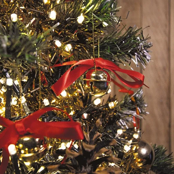 Badaboum 6 Grelots De Noel Avec Ruban Or Best