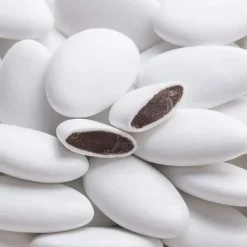 Badaboum 1 Kilo De Dragees Blanc Au Chocolat Hot