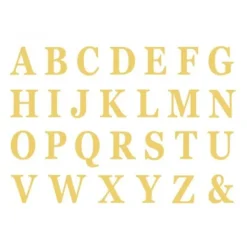 Badaboum 48 Lettres Adh Sives Or En Carton