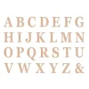 Badaboum 48 Lettres Adh Sives Rose Gold En Carton