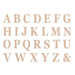 Badaboum 48 Lettres Adh Sives Rose Gold En Carton