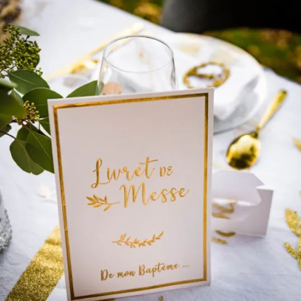 Outlet 10 Livrets De Messe Mon Bapt Me Theme Bapteme