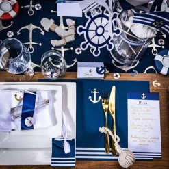 Badaboum 10 Menus Theme Marin Ancre Mariniere Hot