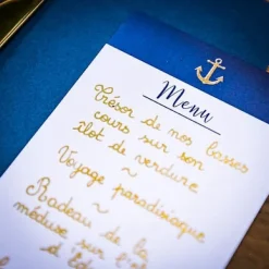 Badaboum 10 Menus Theme Marin Ancre Mariniere Hot