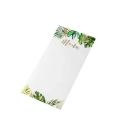 Badaboum 10 Menus Tropical Ivoire Avec Dorure