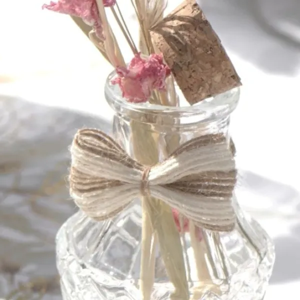 Badaboum 10 Noeuds Mariage Sur Corde Couleur Naturelle 5 X 5 X 13 Cm