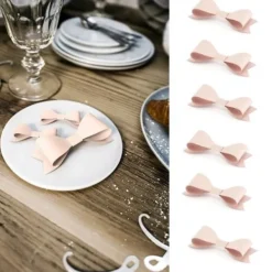 Badaboum 6 Noeuds Papillon Rose Deco Mariage Discount