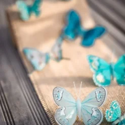 Badaboum 10 Papillons Mariage Degrad S Bleu
