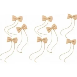 Badaboum 8 Petits Noeuds En Jute Papillon Pas Cher Clearance