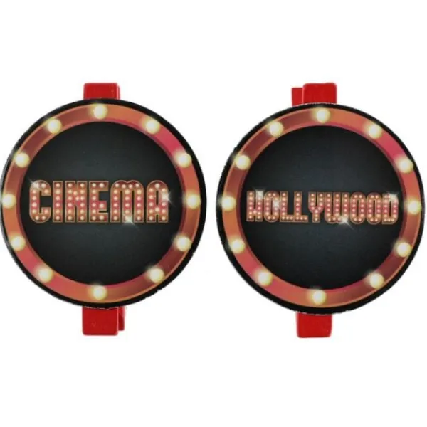 Clearance 6 Pinces Ardoise Hollywood Cinema Theme Cinema