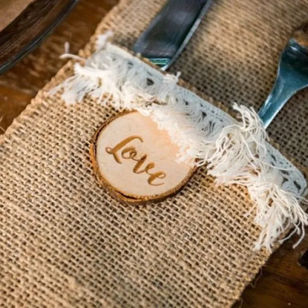 Best 4 Rondins De Bois Marque Place Love Theme Bapteme