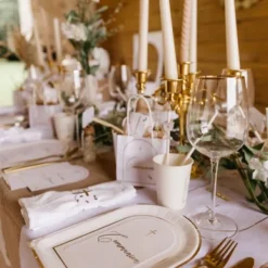 Badaboum 10 Ronds De Serviette Purete Blanc Clearance