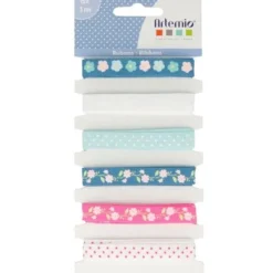 Badaboum 6 Rubans Imprim S Artemio Fleurs